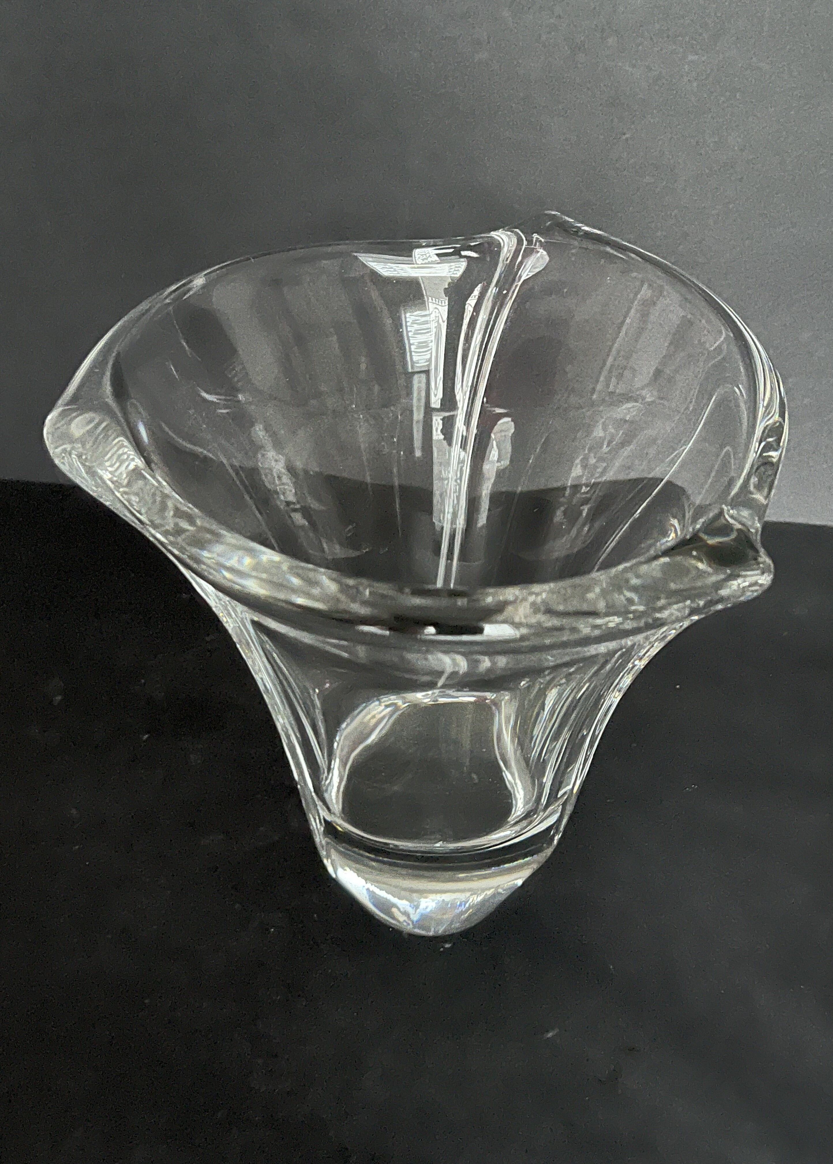 Daum crystal vase