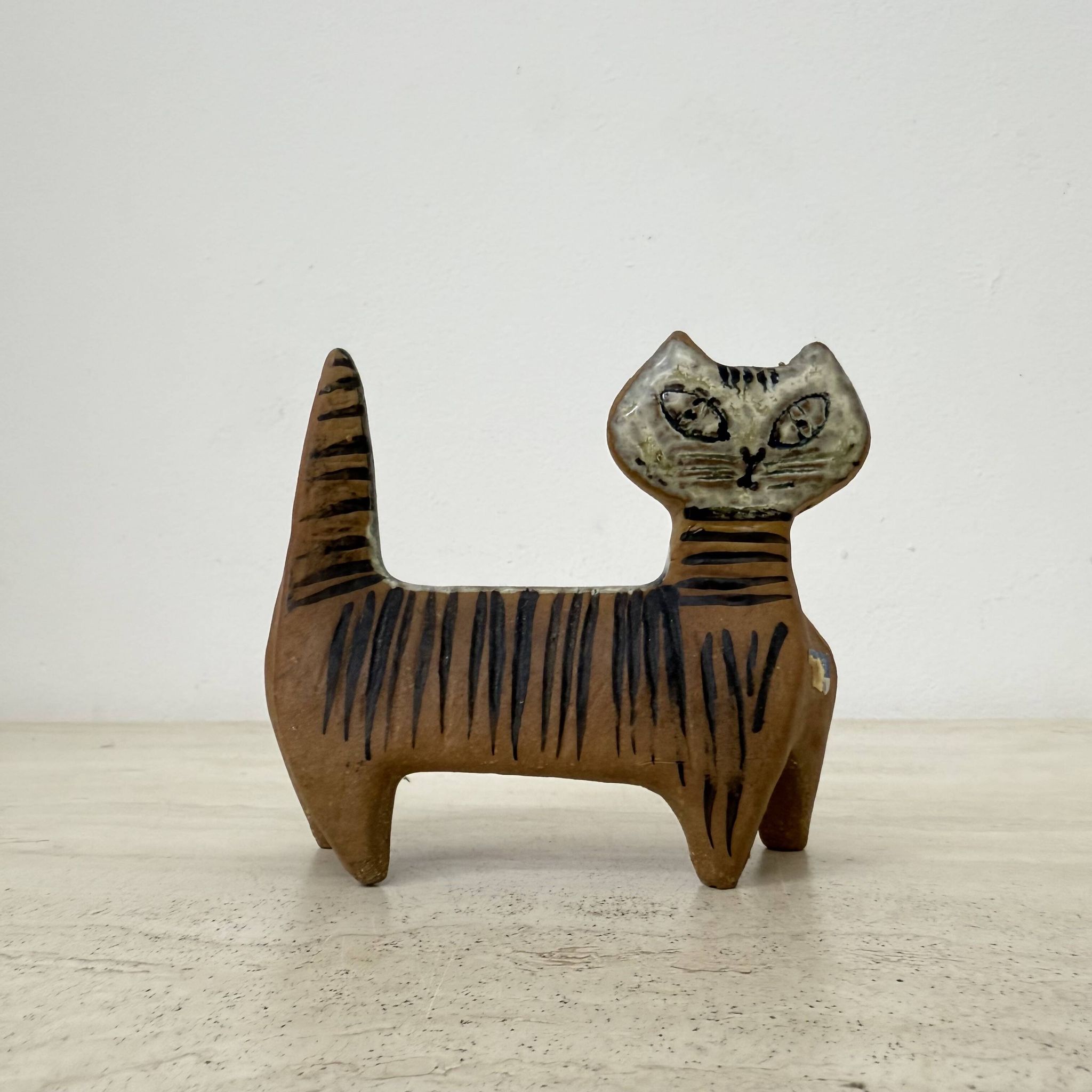 Lisa Larson Figurine de chat en céramique Gustavsberg Suède