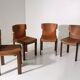Set of 4 Paganini chairs — Luciano Frigerio for Frigerio di Desio, I