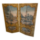 Louis XV style screen - hand painted