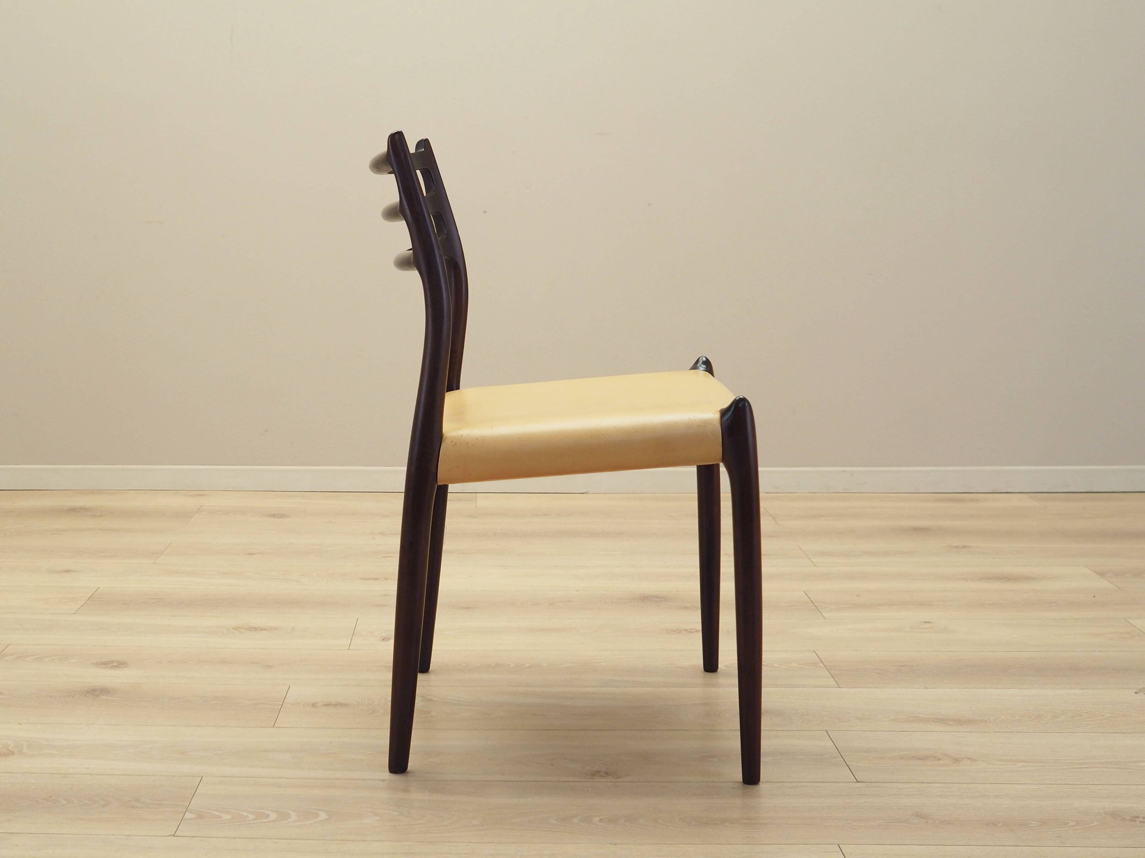 Set of six mahogany chairs, Danish design, 1960s, designer: Niels Otto Møller