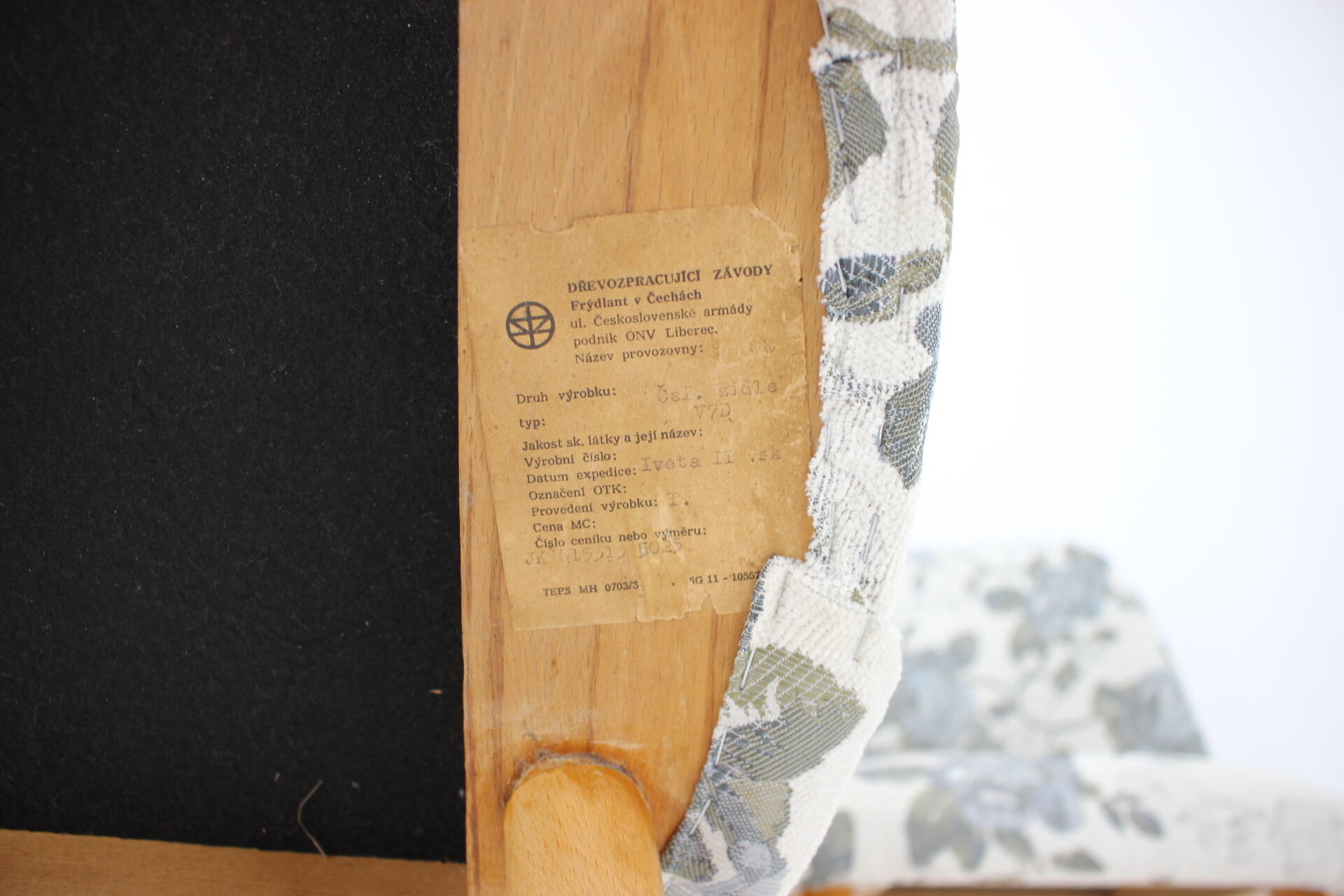 1960s Set of Four Oswald Haerdtl dining Chairs in Fabric ,Czechoslovakia