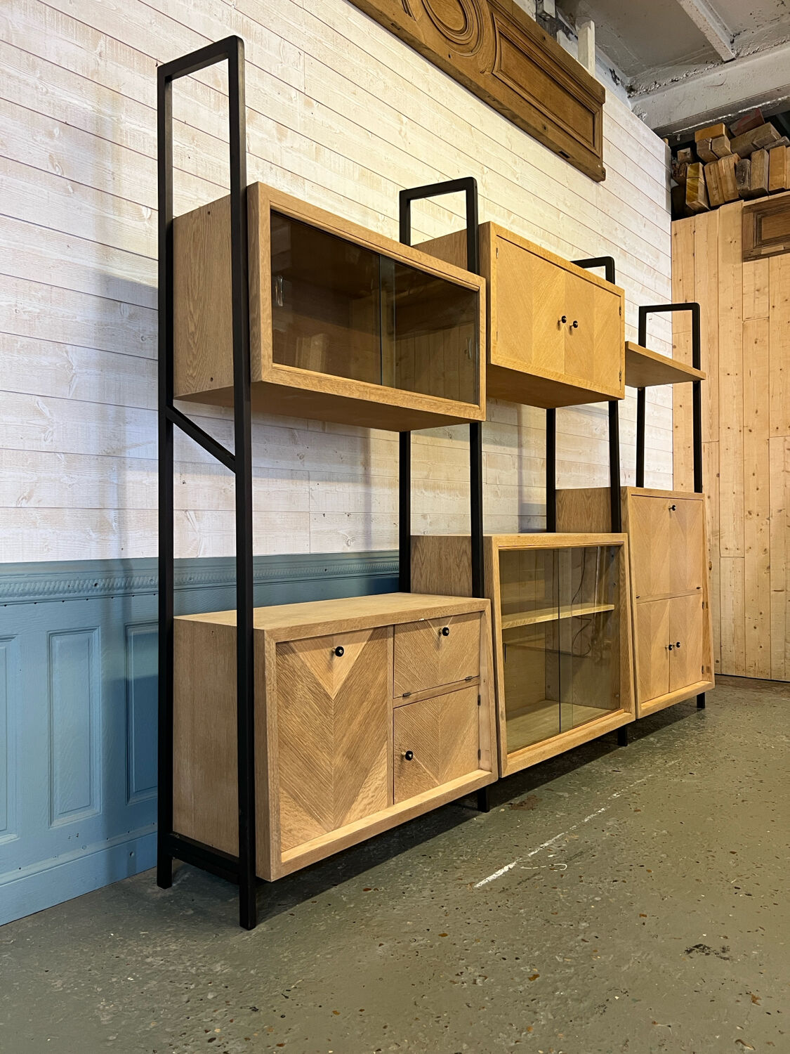 Large vintage library