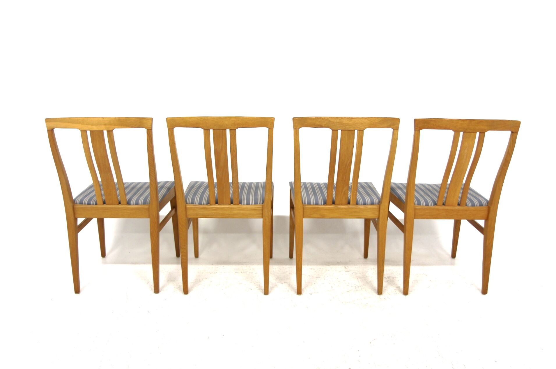 Set of 4 Scandinavian oak chairs, Sweden, 1960
