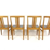 Set of 4 Scandinavian oak chairs, Sweden, 1960