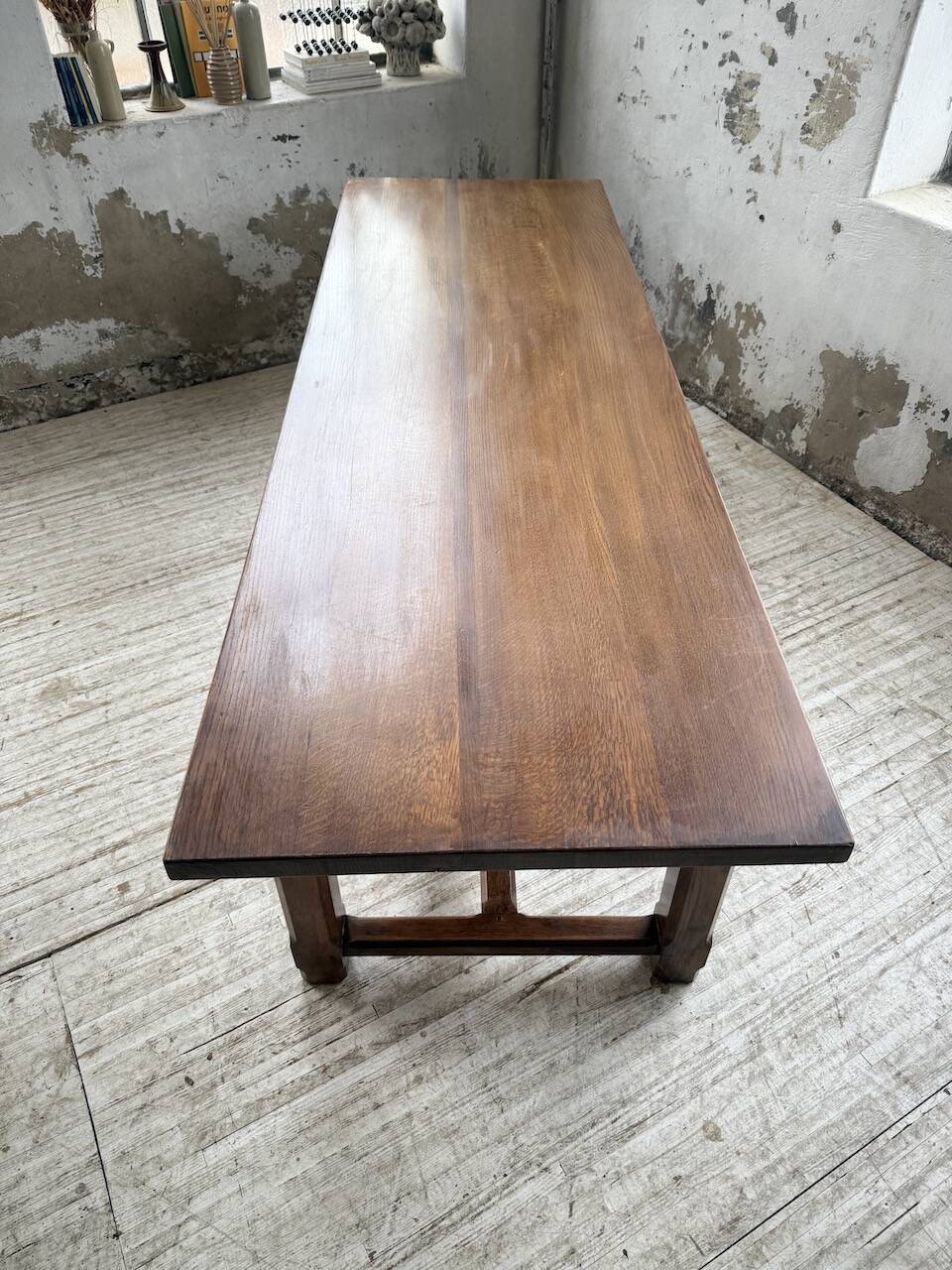 Table de ferme XL en chêne massif