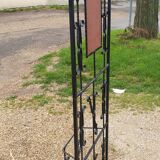 Wrought iron coat holder