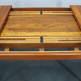 1960s Solid Teak Extendable Dining Table by Glostrup Mobelfabrik, Denmark