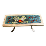 Vallauris coffee table signed Drac