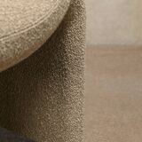 Fauteuils Alky Lounge Giancarlo Piretti en laine bouclée gris pierre, Anonima Castelli