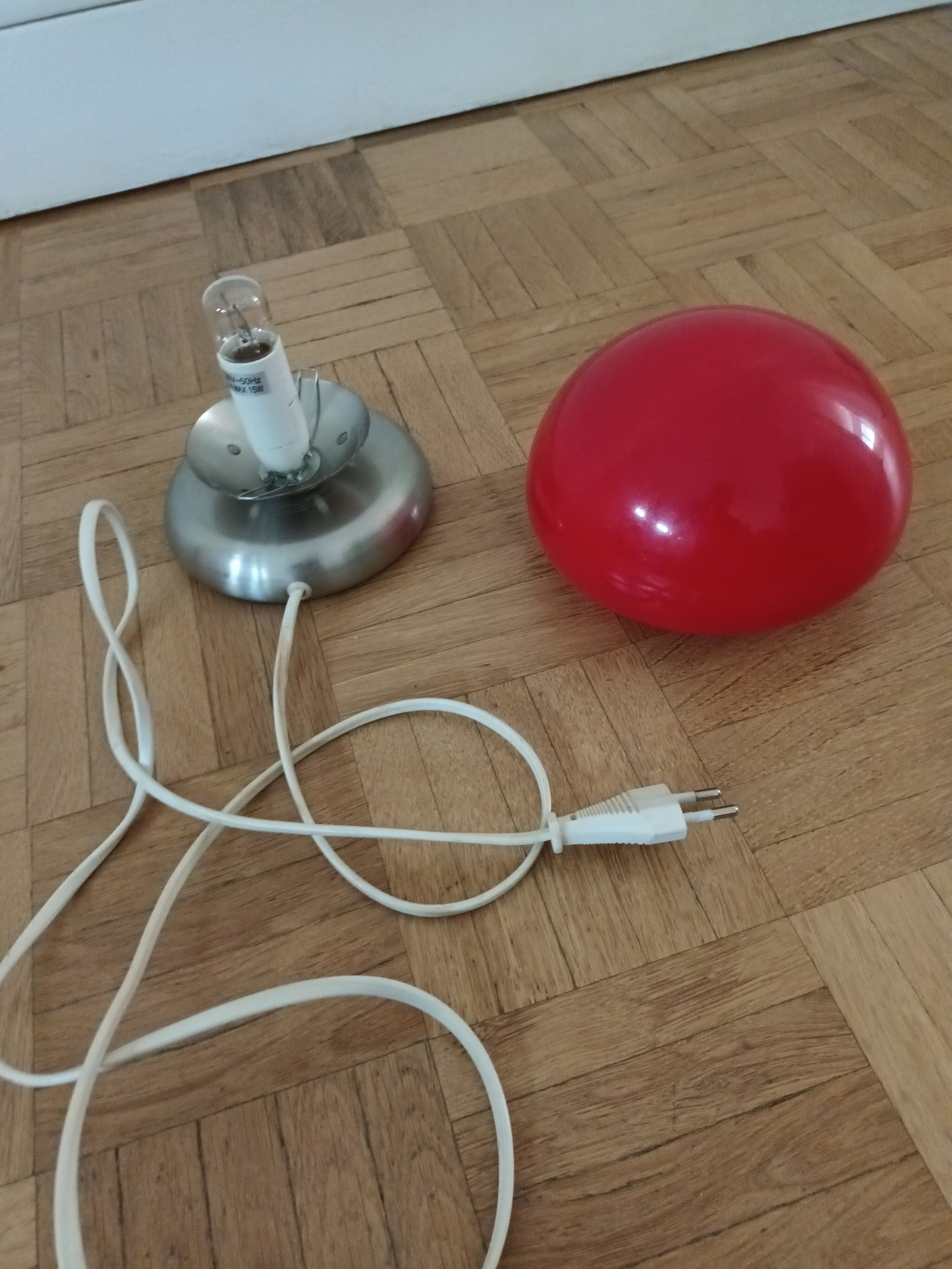 Vintage mushroom lamp