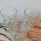 Orangeade service with a jug and six glasses featuring a daisy pattern.