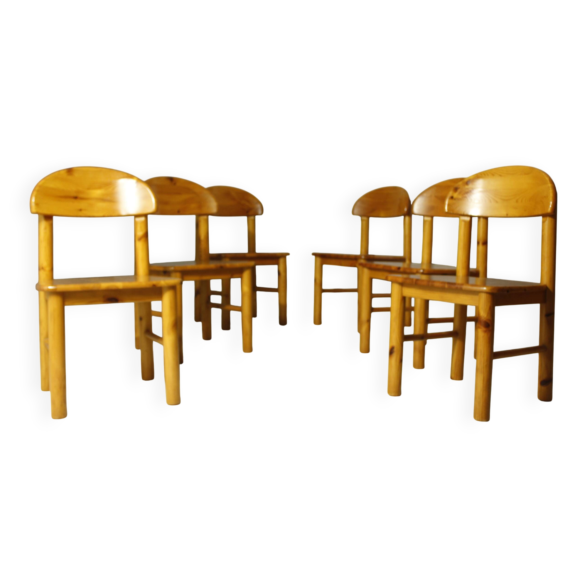 Chairs attributed to Rainer Daumiller, 1970s, Set of 6