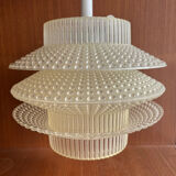 Vintage plastic lamp, space age, op art, 1960s / 1970s