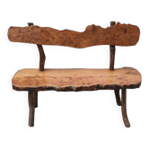 Old brutalist bench