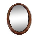 Rustic oval mirror 59 x 44 cm