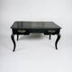 Louis XV Style Flat Desk Black Lacquered 19th Century