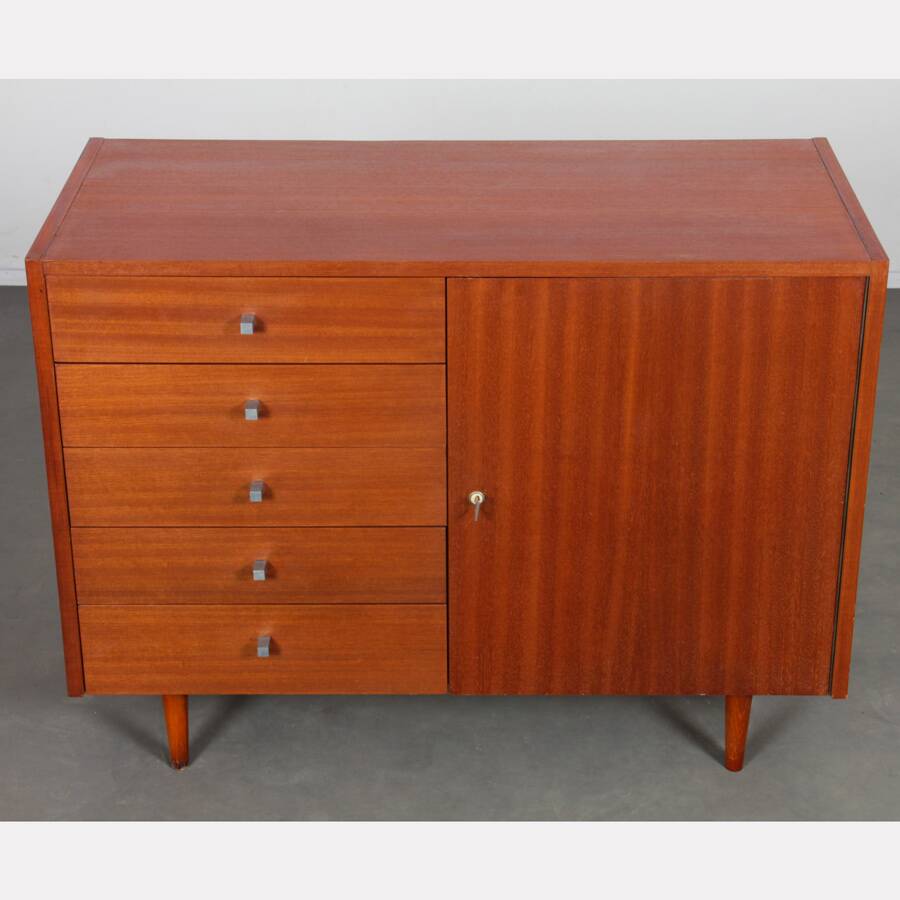 Wooden chest of drawers produced by Drevozpracujici podnik, 1960