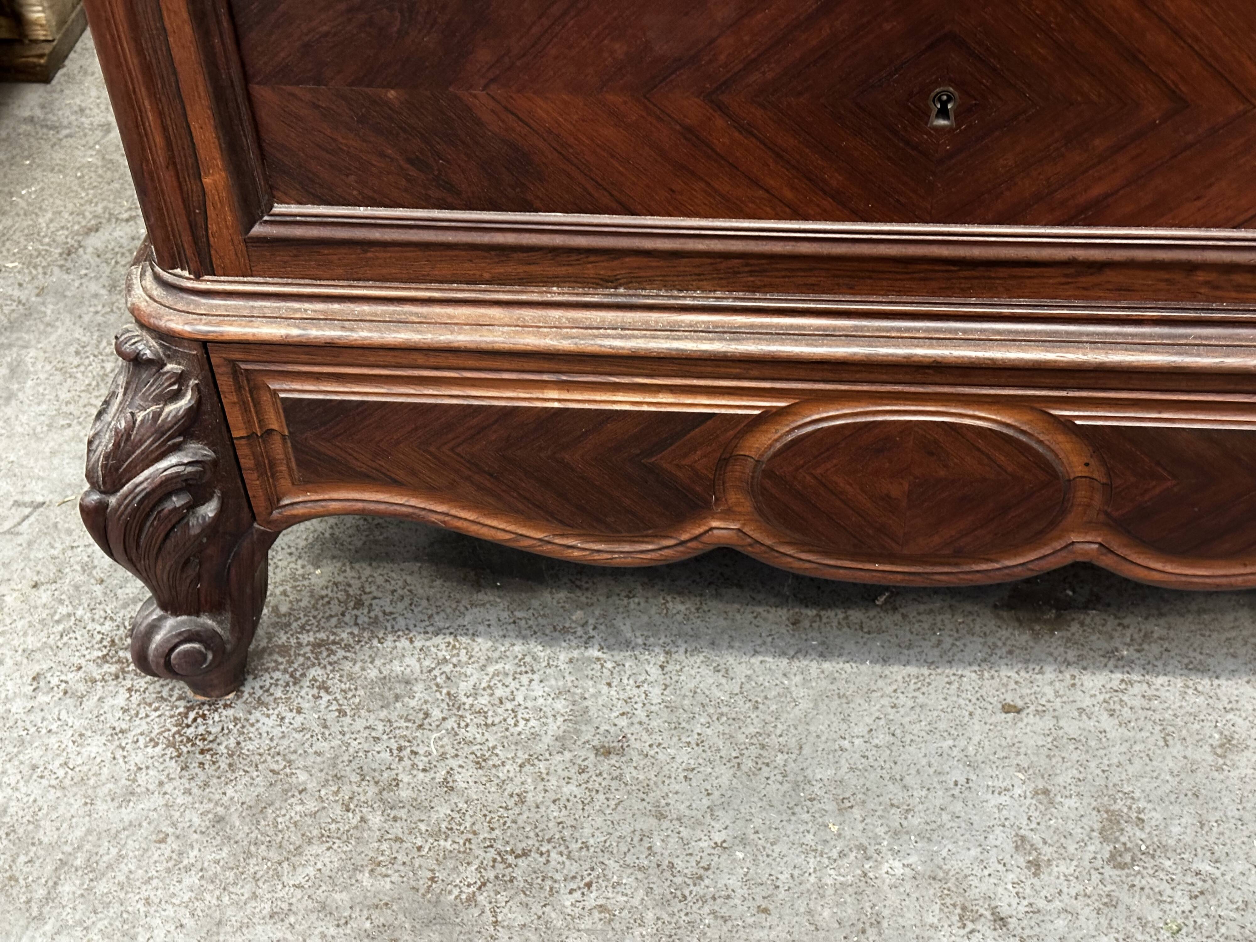 Chest of Drawers - Large, Narrow Chest of Drawers from the 19th Century