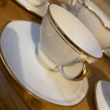 Exceptional Tea/Coffee Service Limoges – E. Galtier – 27 pieces – Fine Gold –