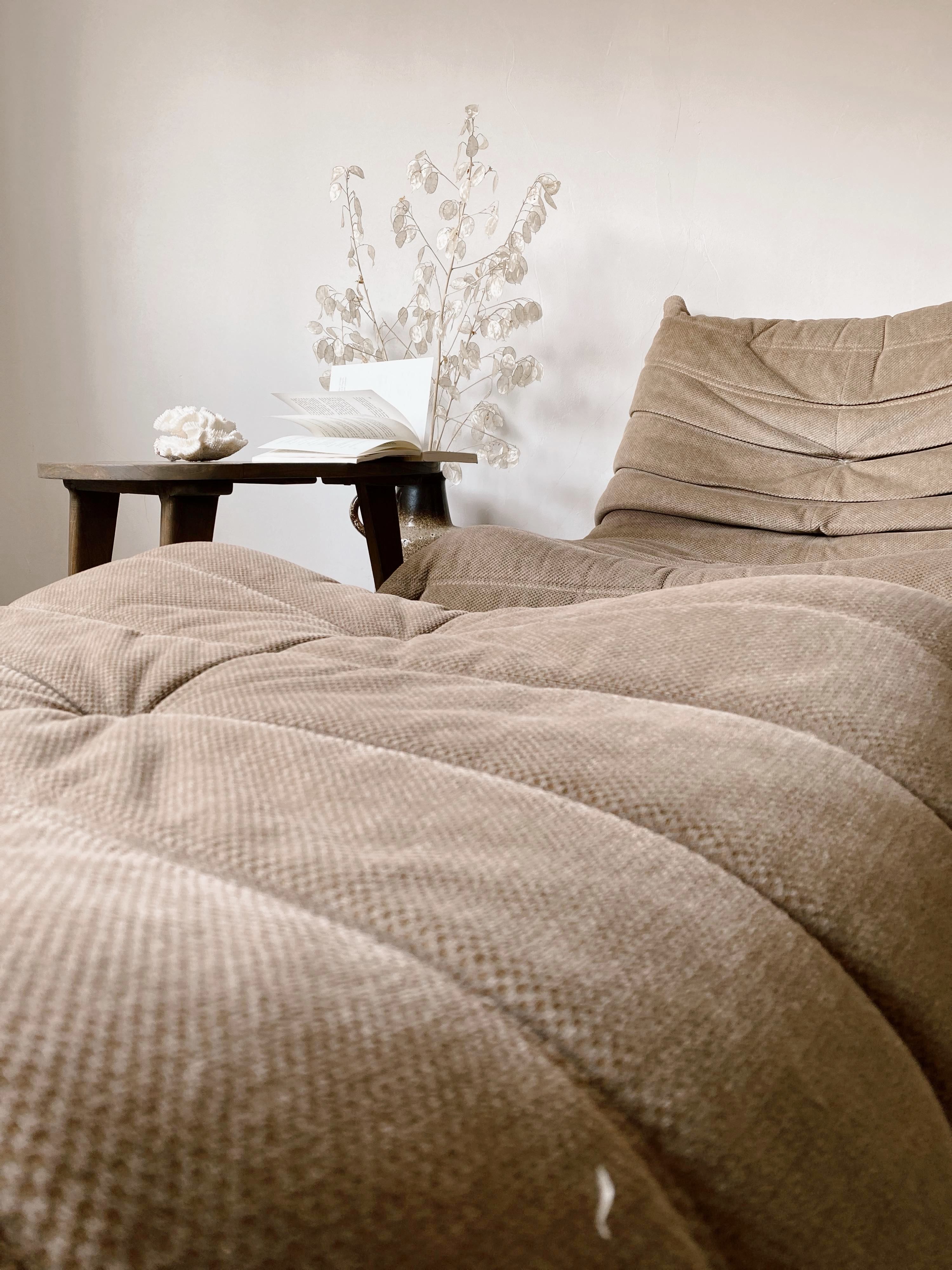 Chair and ottoman Togo by Michel Ducaroy for Ligne Roset