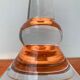 Mid-century German Tiffany glass table lamp by Ingo Maurer, 1960s.