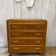 Commode vintage aux pieds compas