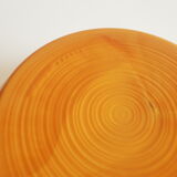 Vintage 70s Volcan brown opaline salad bowl
