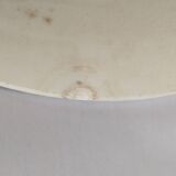 Longwy earthenware flat plate, Mésanges model