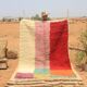Unique Moroccan rug in natural wool 3x2 m
