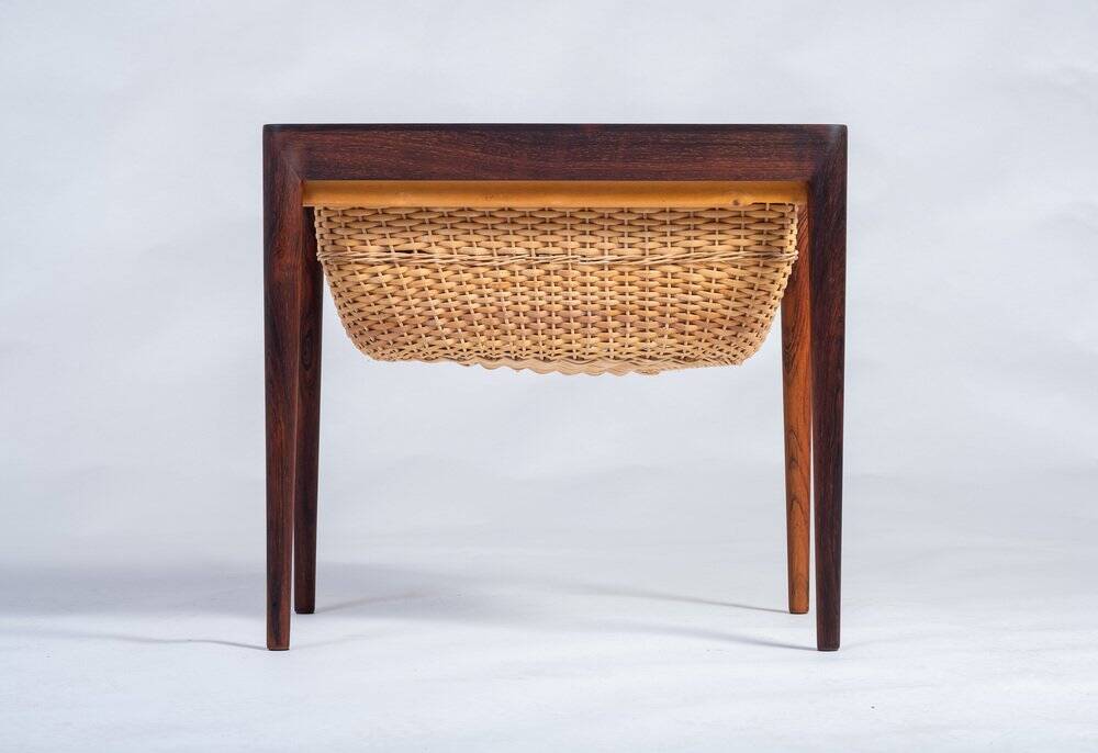 Sewing Table in Rosewood by Severin Hansen for Haslev Møbelsnedkeri, Denmark, 1960s