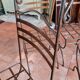 Ensemble de 4 chaises de jardin en fer XXe