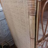 Rattan storage unit
