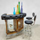 Vintage retro seventies cocktail bar 'Mad-Men style'