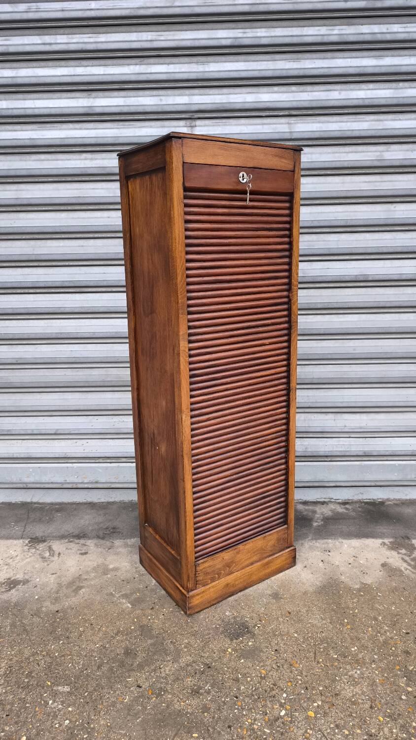 Solid oak filing cabinet 1950
