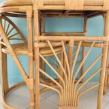 Garden lounge set Art deco in rattan and wicker