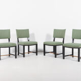 Set of 4 chairs by Otto Schulz Sweden 1940
