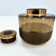 Art Deco Brown Blown Glass Vase, Italy