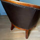 Fauteuil club art deco cuir