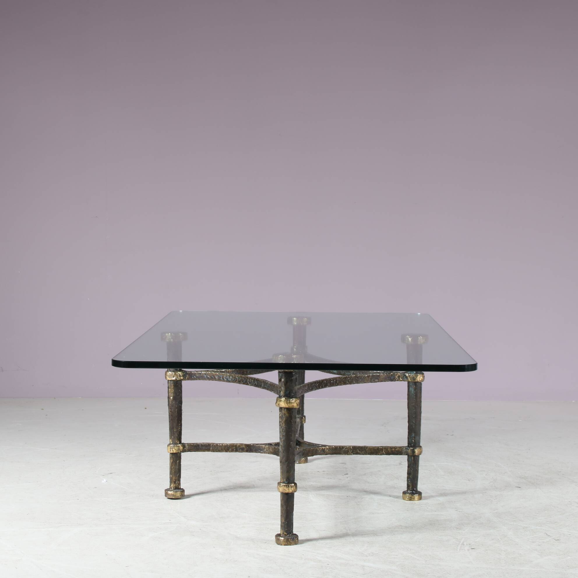 1990s Brutalist style coffee table from Italy