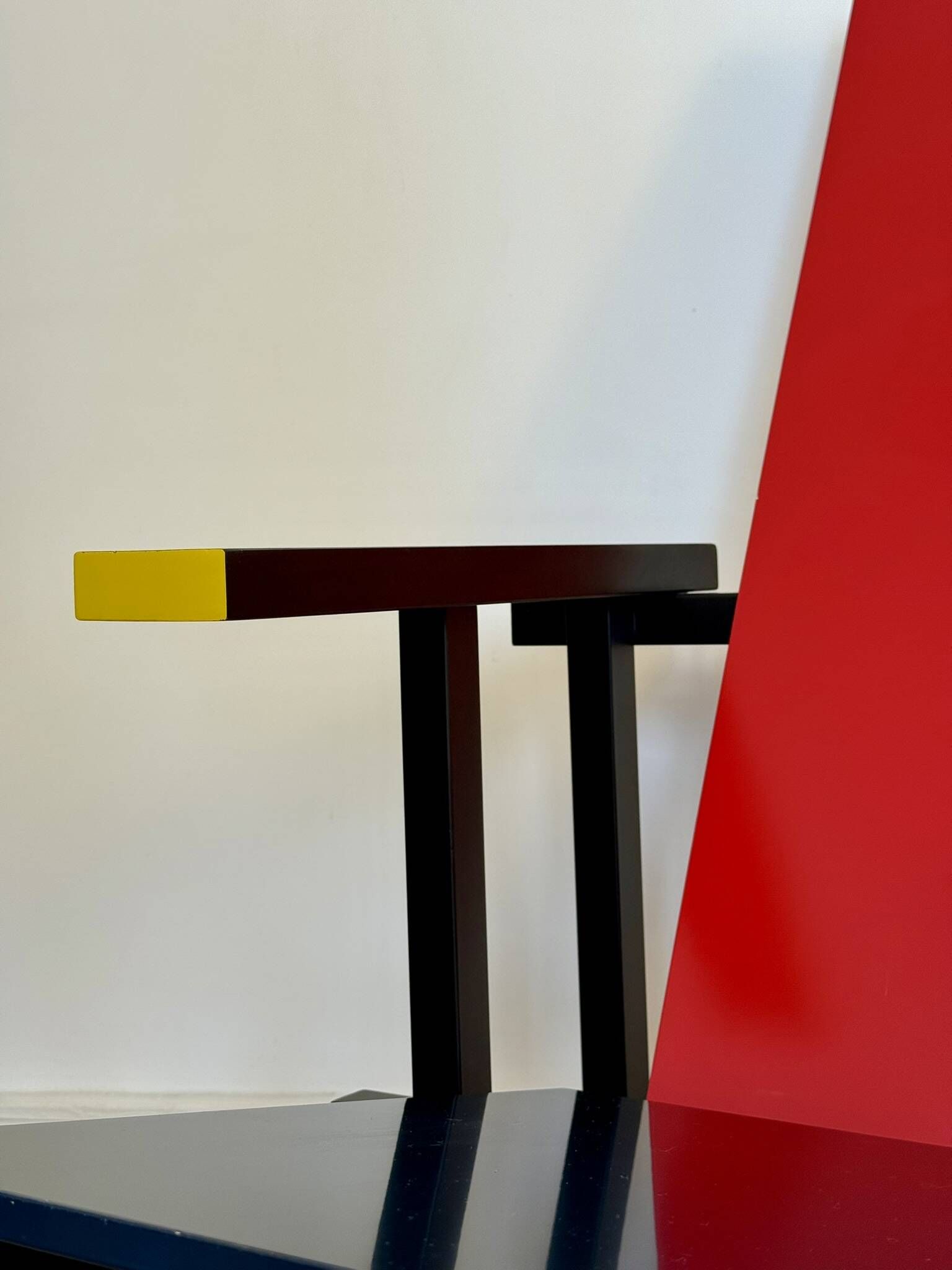 Red and Blue Chair in the Style of Gerrit Rietveld – De Stijl Movement