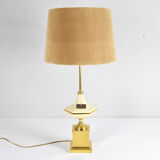 Hollywood regency brass mariner table lamp mid century, spain