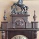 Pendule regulator 31 tage acier inoxydable bois, bronze, verre - xxe siècle