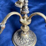Antique 19th century bronze candlestick