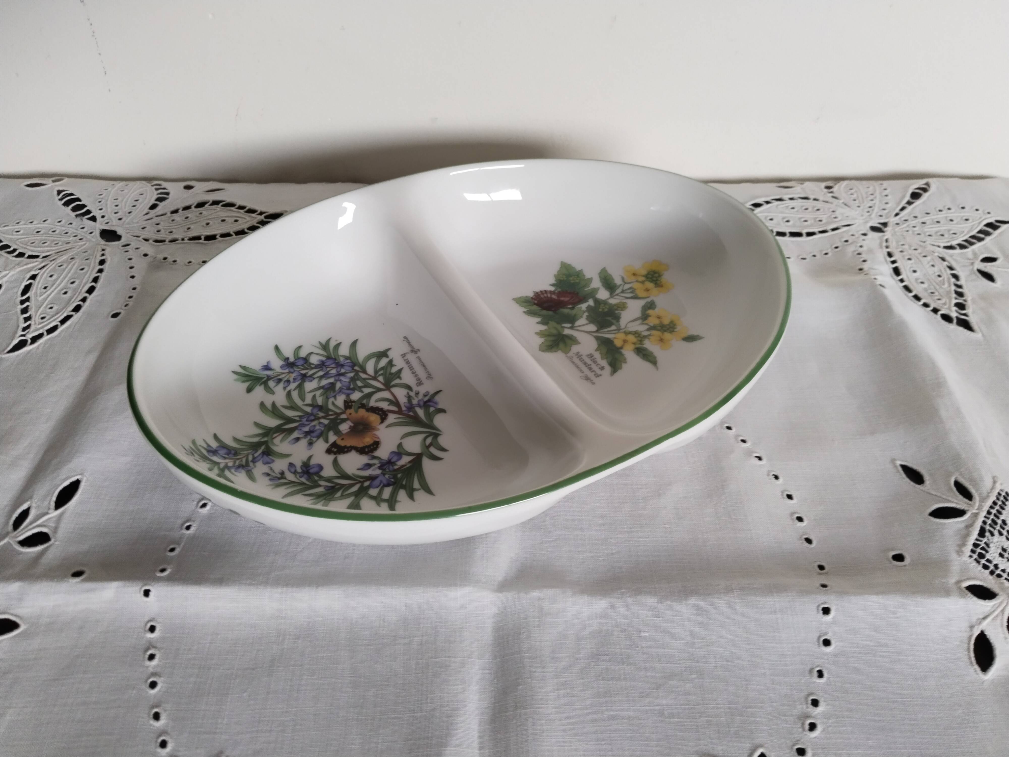 Royal Worchester Herbs English Porcelain Dish