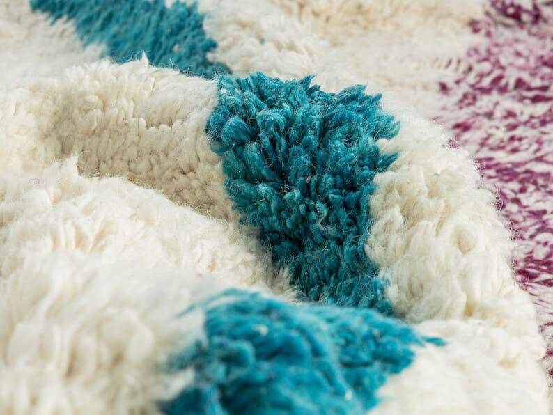 Custom-made traditional pure wool carpet 2/3 m