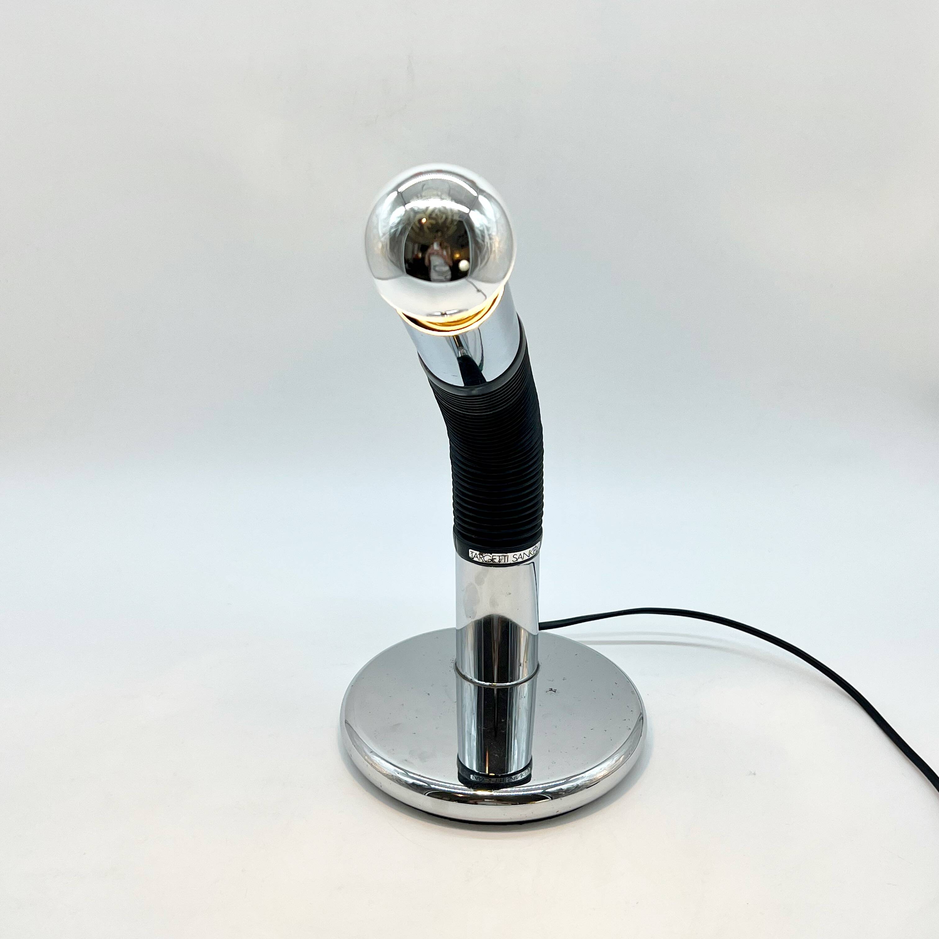 “Elbow” lamp in articulated metal by E. Bellini for Targetti Sankey, Ital