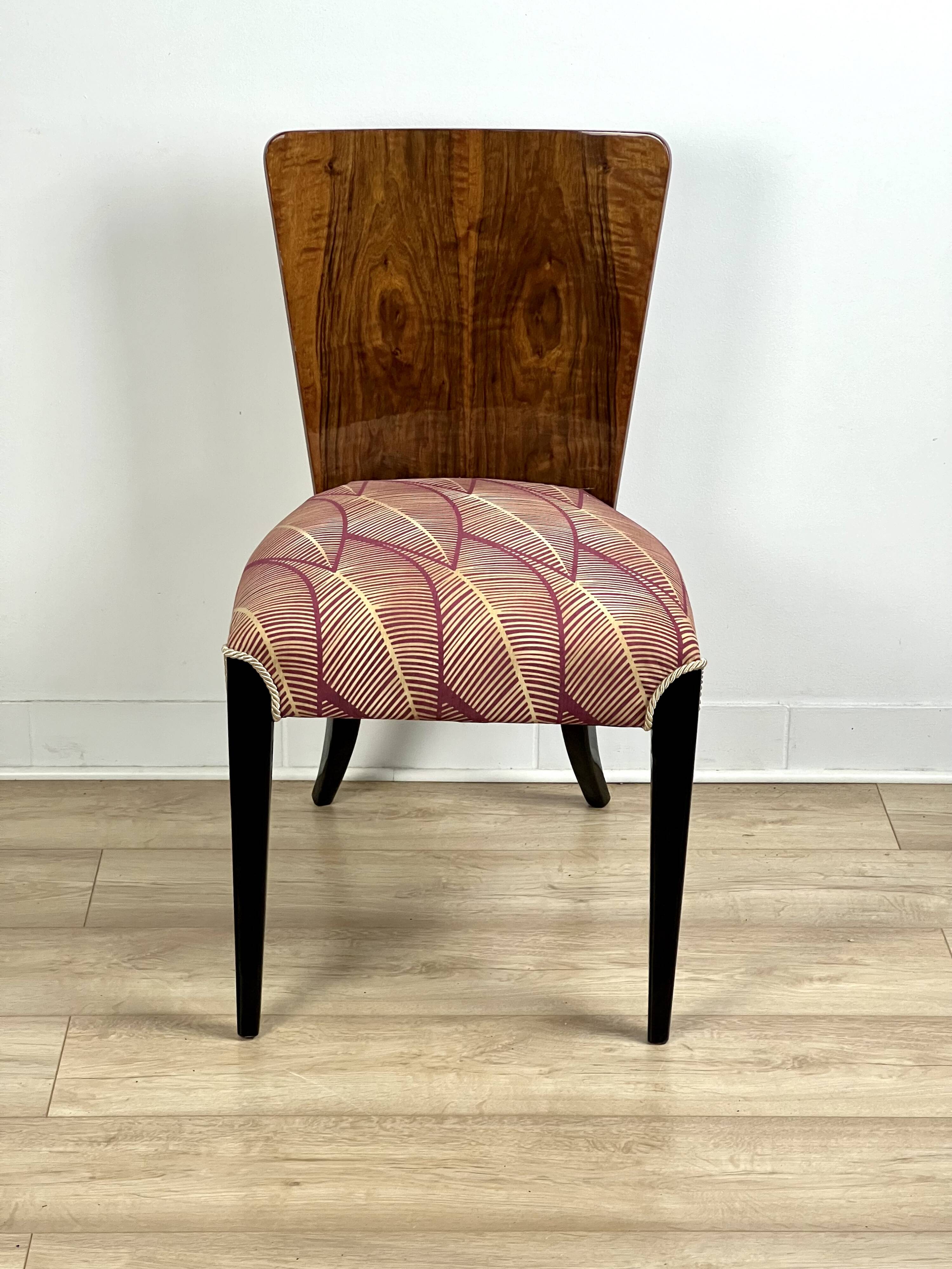 Replica of the Art Deco H-214 Chair by Jindřich Halabala