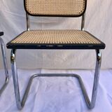 Set of 4 Cesca chairs by Marcel Breuer