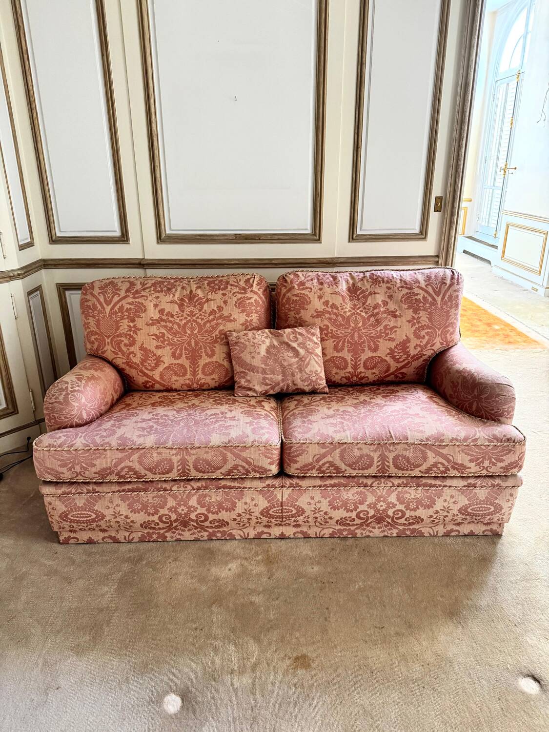 Pair of sofas Maison Schwartz Paris, 1970s-80s